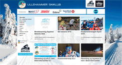Desktop Screenshot of lillehammer-skiklub.no