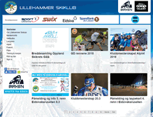 Tablet Screenshot of lillehammer-skiklub.no